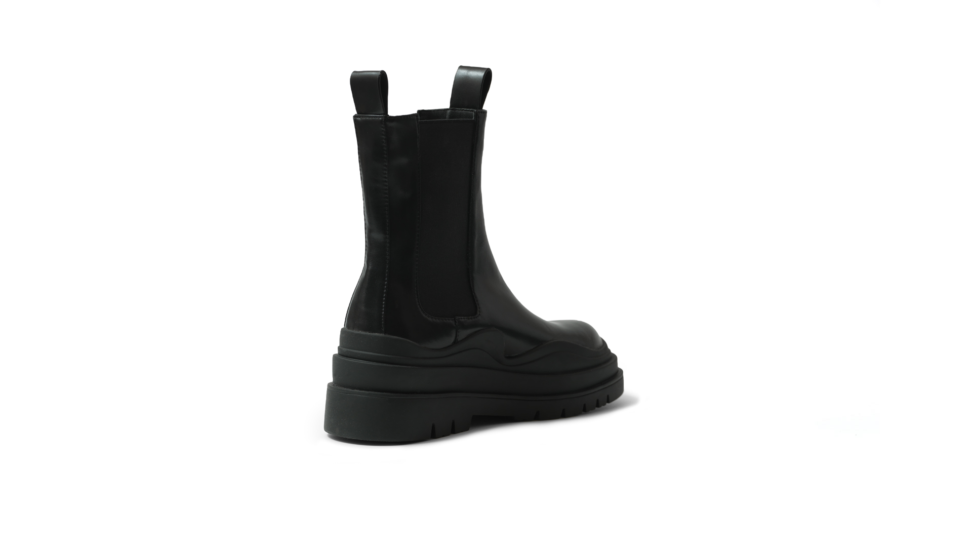 Black leather boots BLOOM - Glamazons