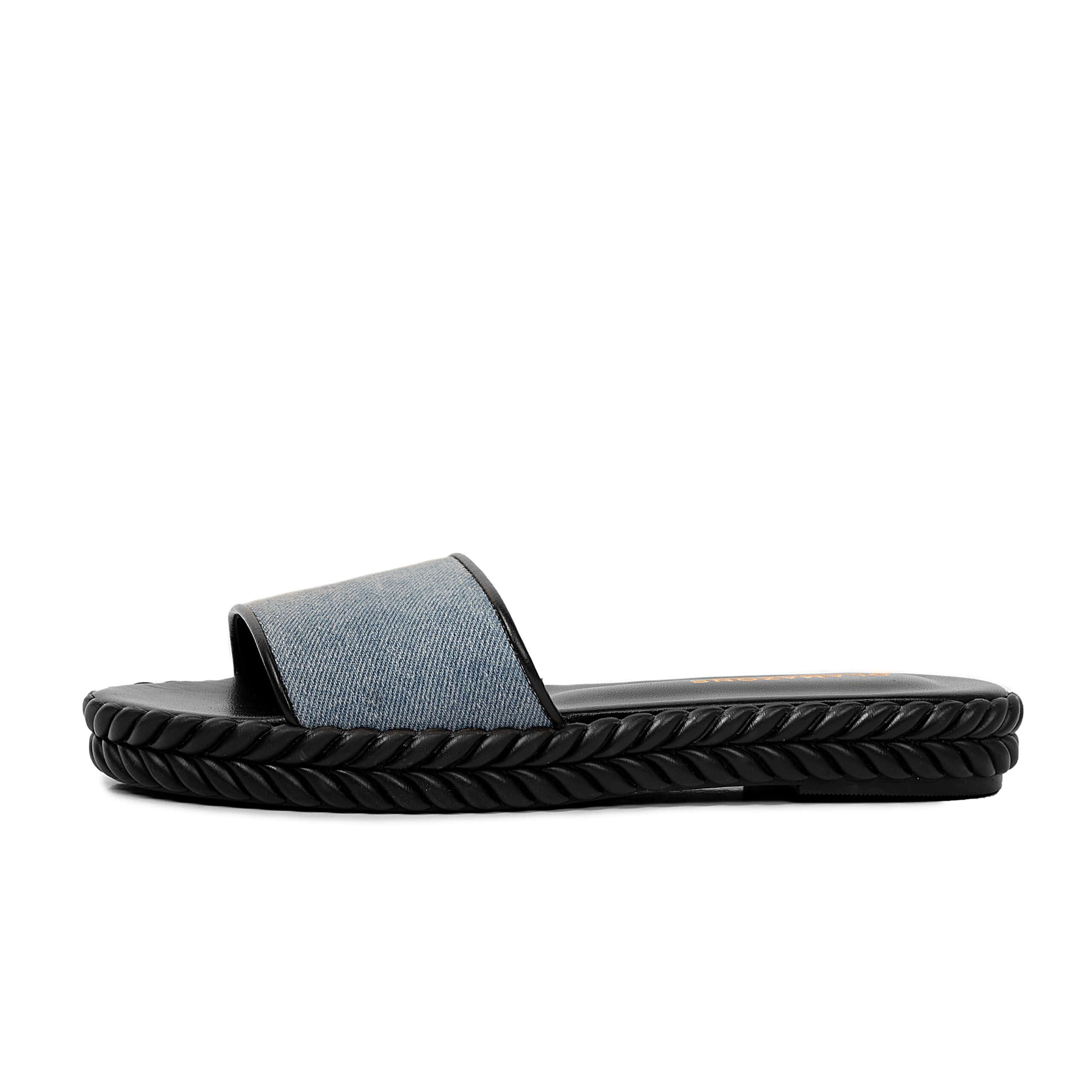 Flatform leather Sandal Andrea - Glamazons